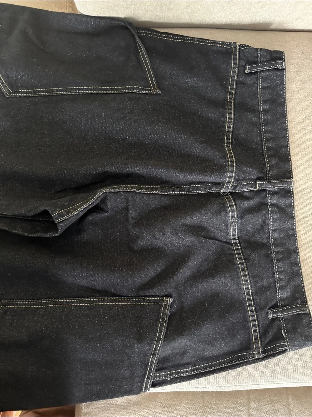 Amazon Black High-Rise Wide Leg Jeans - Picture 3 of 8